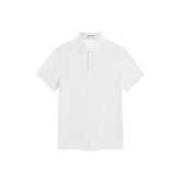 Men's Solid Allover Jacquard Polo Shirt